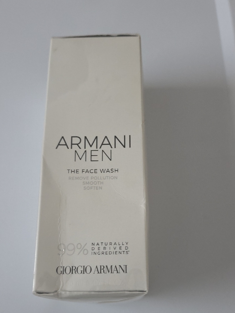 Giorgio Armani Men The Face Wash - Cream White Packaging